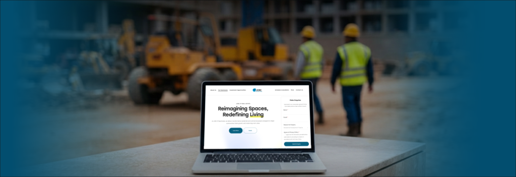 jcrc-ip website web design for investment company Canada